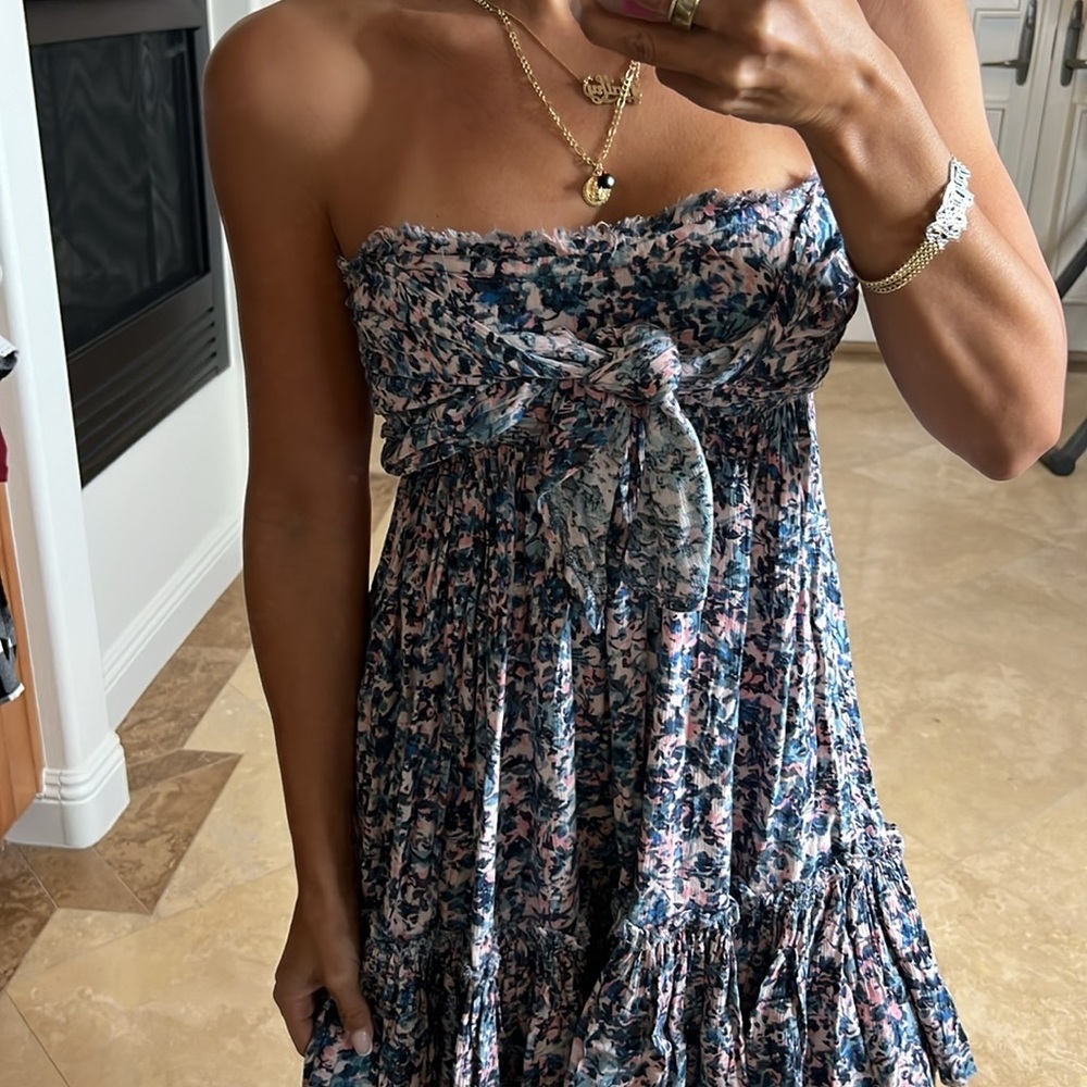 💕Cute strapless dress 💕 - Picture 3 of 7